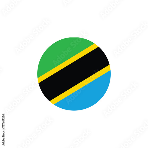 Free Download Tanzania flag icon vector - GFXLoad