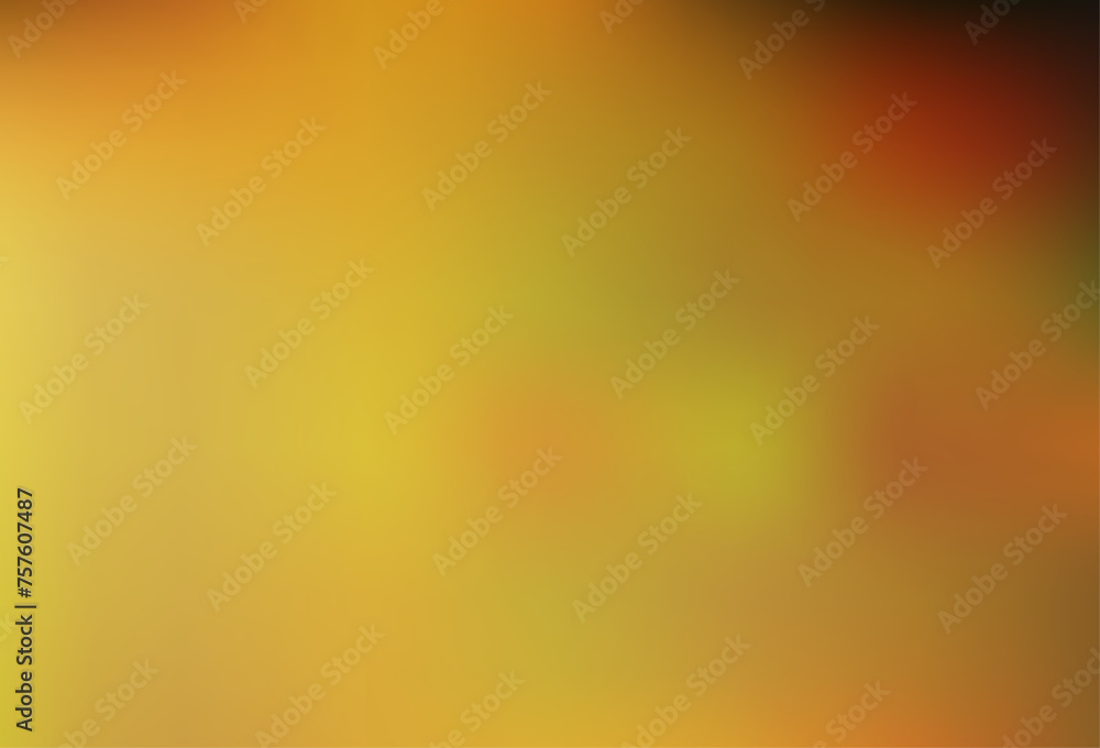 Dark Yellow, Orange vector blurred bright template.