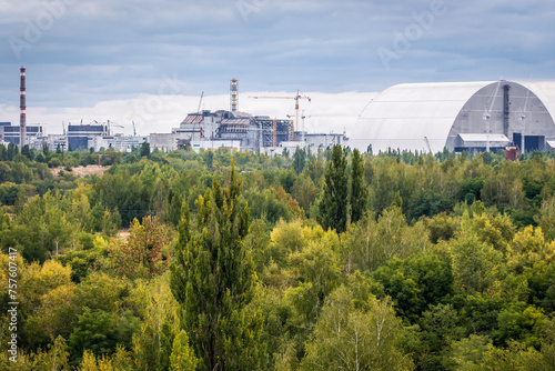 New Safe Confinement of Chernobyl Nuclear Power Plant in Ukraine