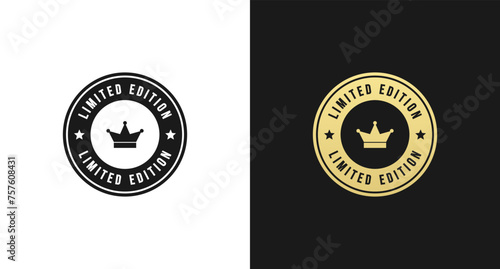 Limited edition stamp or Limited edition seal vector isolated. The best Limited edition label for product packaging design element.
