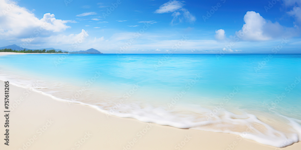 sand of Caribbean beach