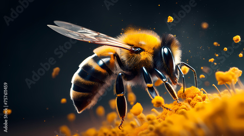 Close-up capture of a bee © ma