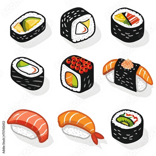 Delicious Sushi Collection