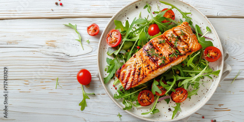 Delicious Salad with Grille...