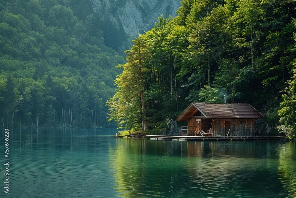 house on the lake