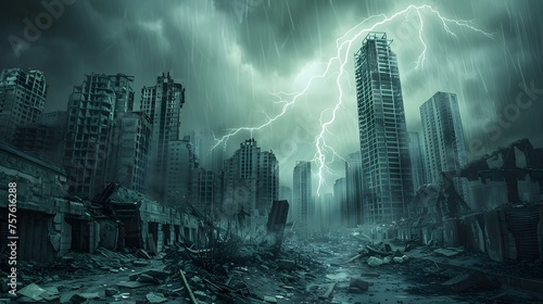 A Lightning Strike's a Destroyed City