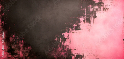 Retro black persian pink gradient grunge background.