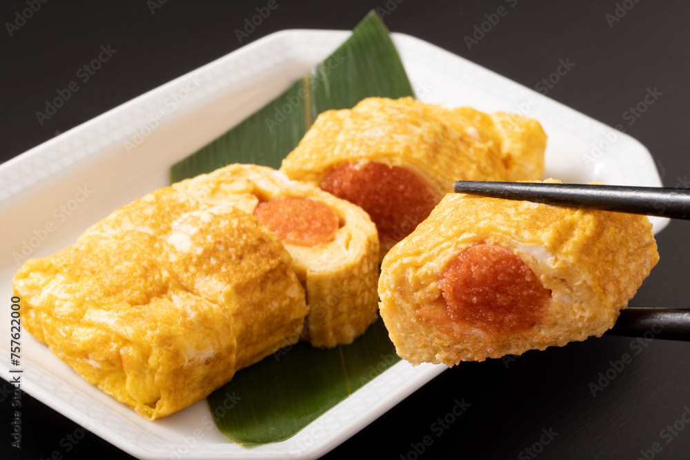 明太子入りだし巻き卵 明太子入りだし巻き卵