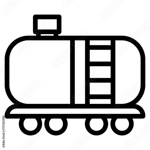 oil tank, oil industry icon