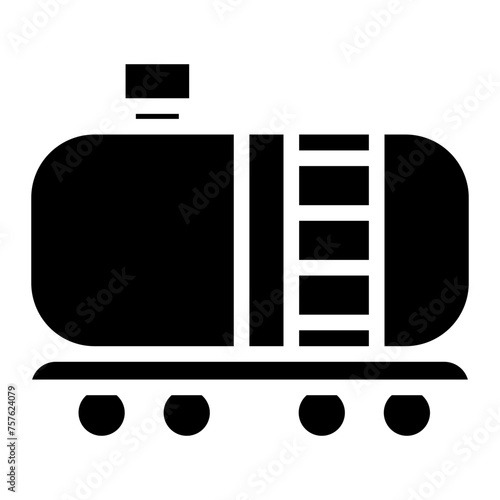 oil tank, oil industry icon