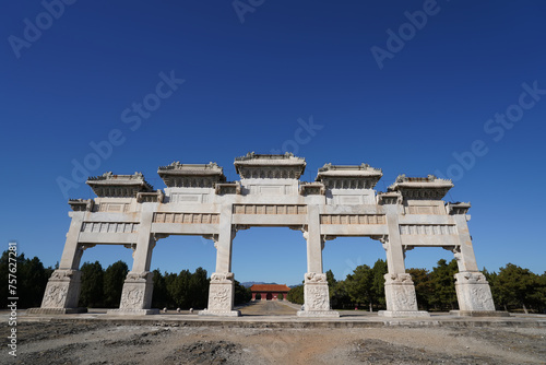 China in the qing dynasty emperor mausoleum  clear dongling