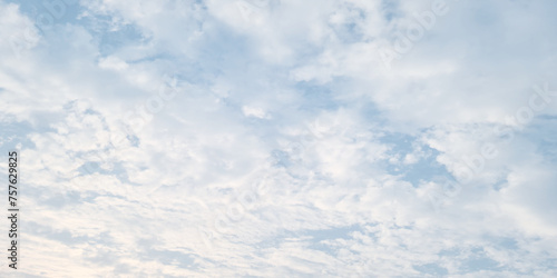 Natural and cloudy fresh blue sky background. Natural sky beautiful blue and white texture background. blue sky with cloud. sky with white clouds as background or texture	