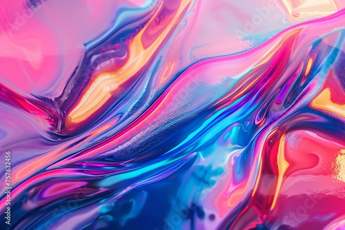 Abstract pastel holographic mobile wallpaper
