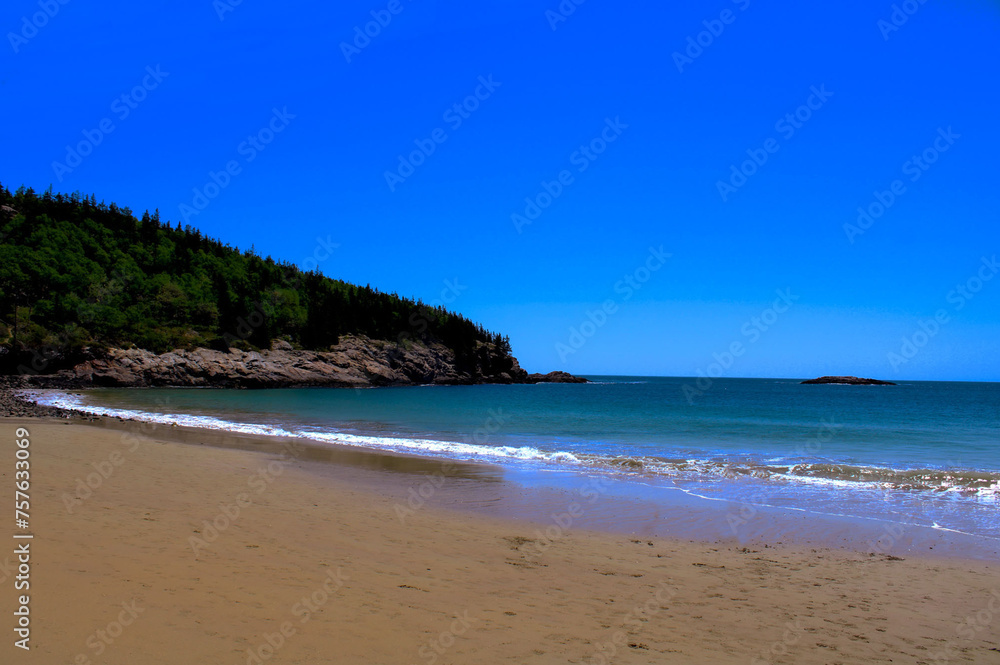 beach and sea