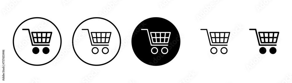 Shopping icon vector isolated on white background. Shopping cart icon. Basket icon. Trolley Shopping icon vector isolated on white background. Shopping cart icon. Basket icon. Trolley