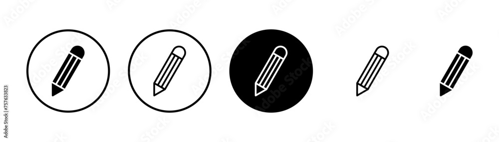 Pencil icon vector isolated on white background. Pencil vector icon Pencil icon vector isolated on white background. Pencil vector icon