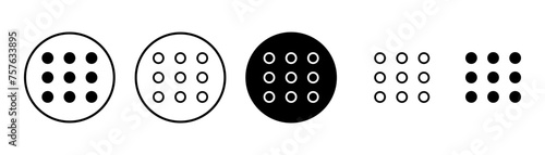 Menu Icon vector isolated on white background. web menu icon