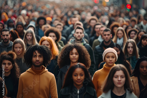 Diverse Crowd - Community of Different People
