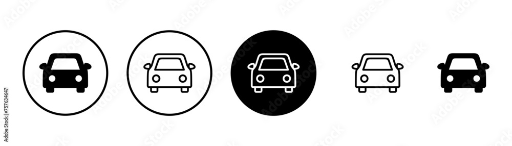 Car icon vector isolated on white background. Car icon vector. Car icon vector isolated on white background. Car icon vector.