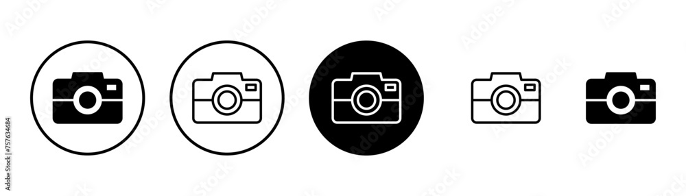 Camera Icon vector isolated on white background. Camera symbol. Camera vector icon Camera Icon vector isolated on white background. Camera symbol. Camera vector icon