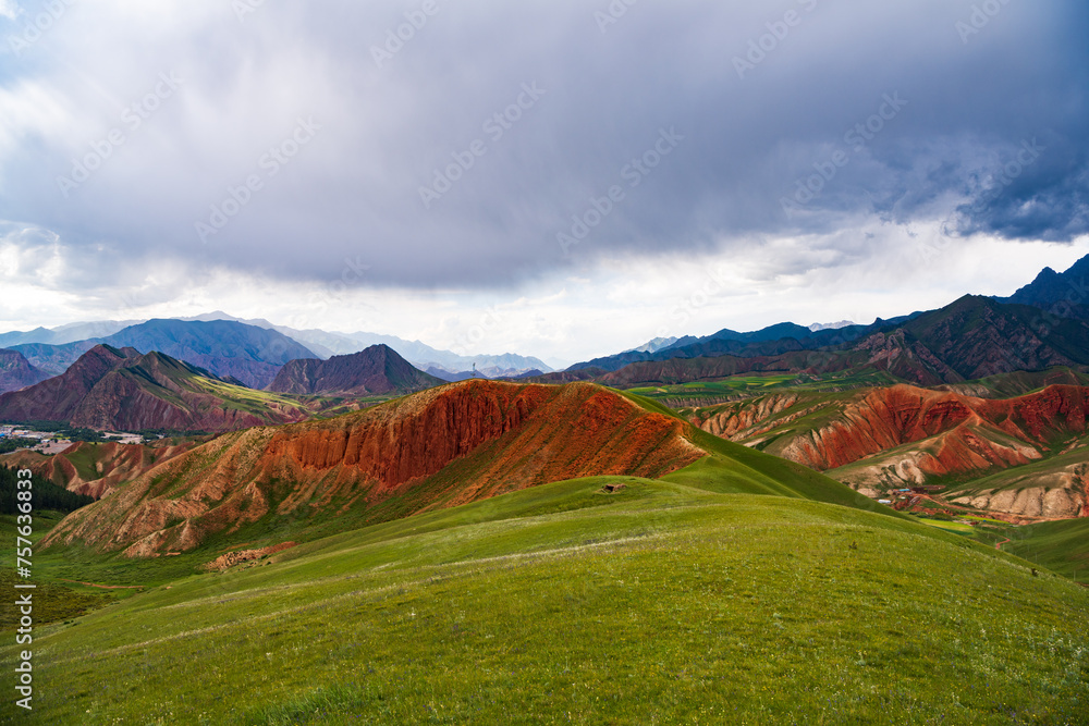 Zhuoer Mountain Scenic Area, Qilian County, Qinghai