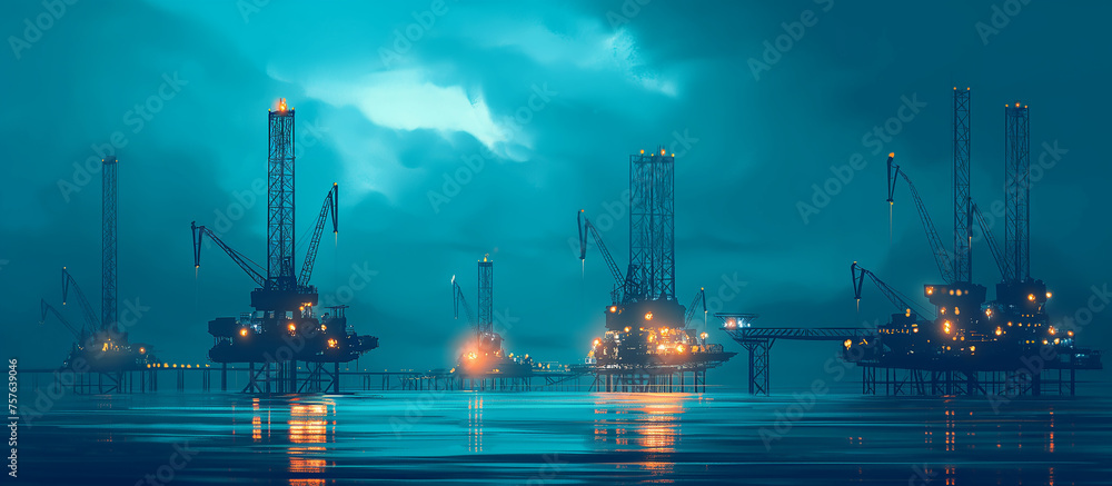 natural gas production area, liquid gas, energy production and distribution