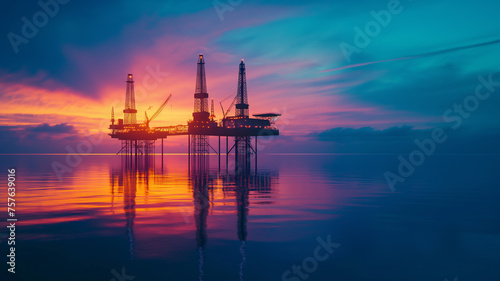 natural gas production area, liquid gas, energy production and distribution photo
