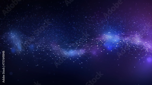 Technology Particle Abstract Background © Damian Sobczyk