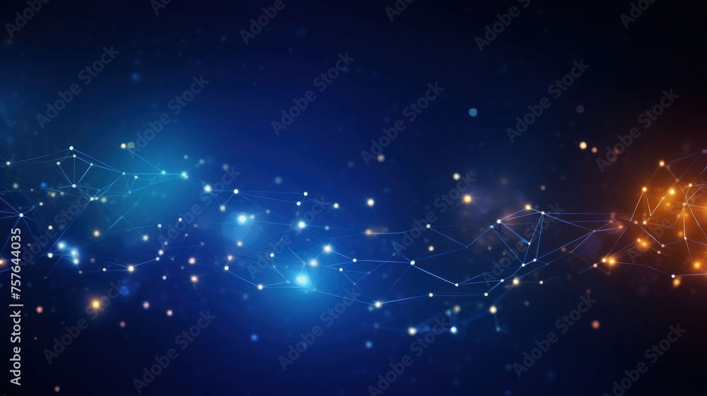 Technology Particle Abstract Background