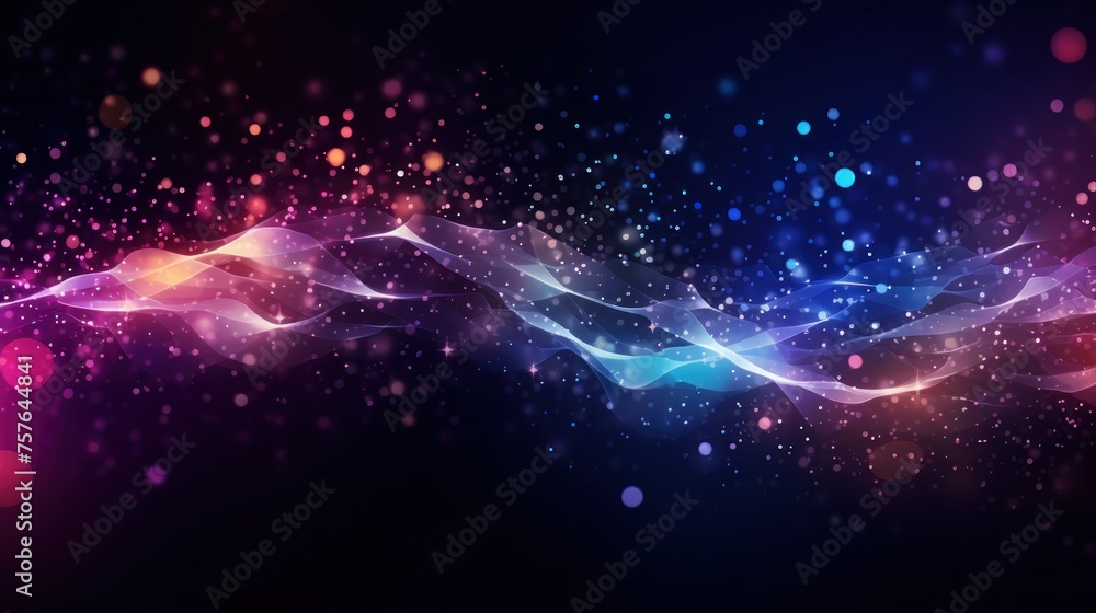 Technology Particle Abstract Background Technology Particle Abstract Background