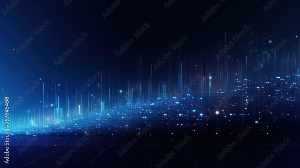 Technology Particle Abstract Background