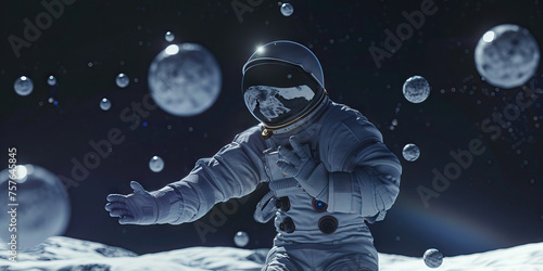 Juggling in Space: Astronauts Mastering Zero-Gravity Circus Skills.