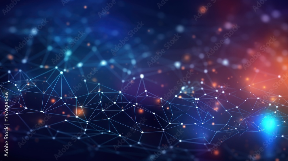 Technology Particle Abstract Background Technology Particle Abstract Background