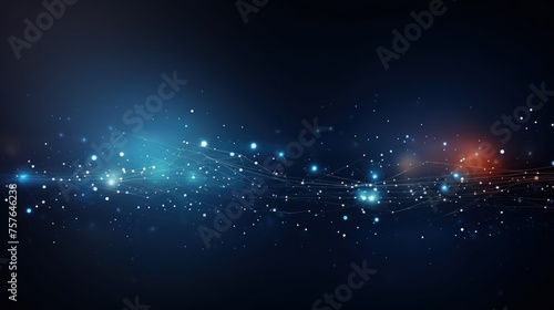 Technology Particle Abstract Background © Damian Sobczyk