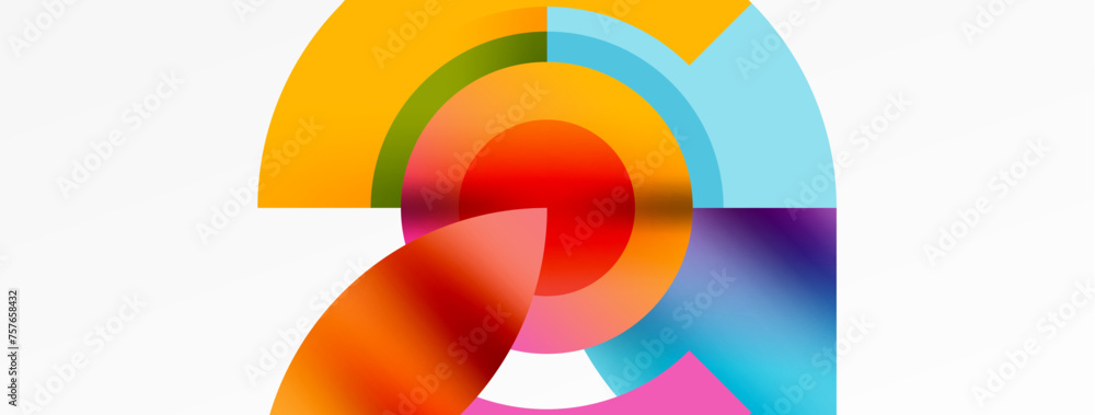 Round elements and circles geometric minimal composition background. Vector Illustration For Wallpaper, Banner, Background, Card, Book Illustration, landing page Round elements and circles geometric minimal composition background. Vector Illustration For Wallpaper, Banner, Background, Card, Book Illustration, landing page