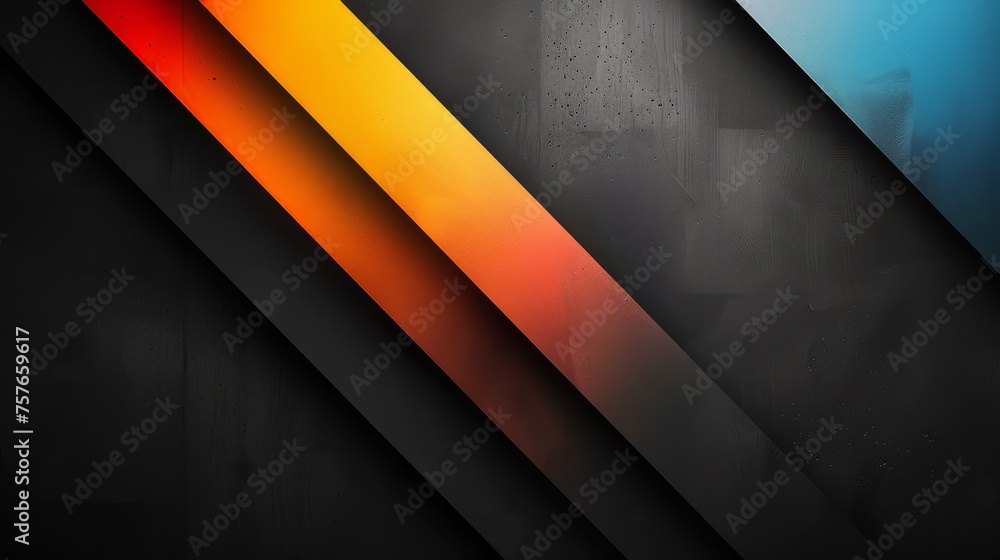 A sleek abstract background with bold angled gradients in orange and blue on a textured dark surface.. A sleek abstract background with bold angled gradients in orange and blue on a textured dark surface..