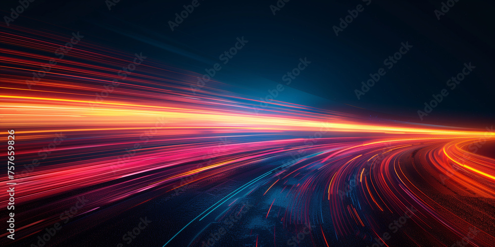 Abstract light streams city background Abstract light streams city background