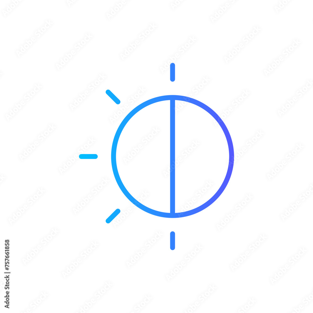 moon gradient icon moon gradient icon