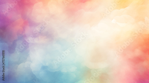 Soft Pastel Clouds in Abstract Art