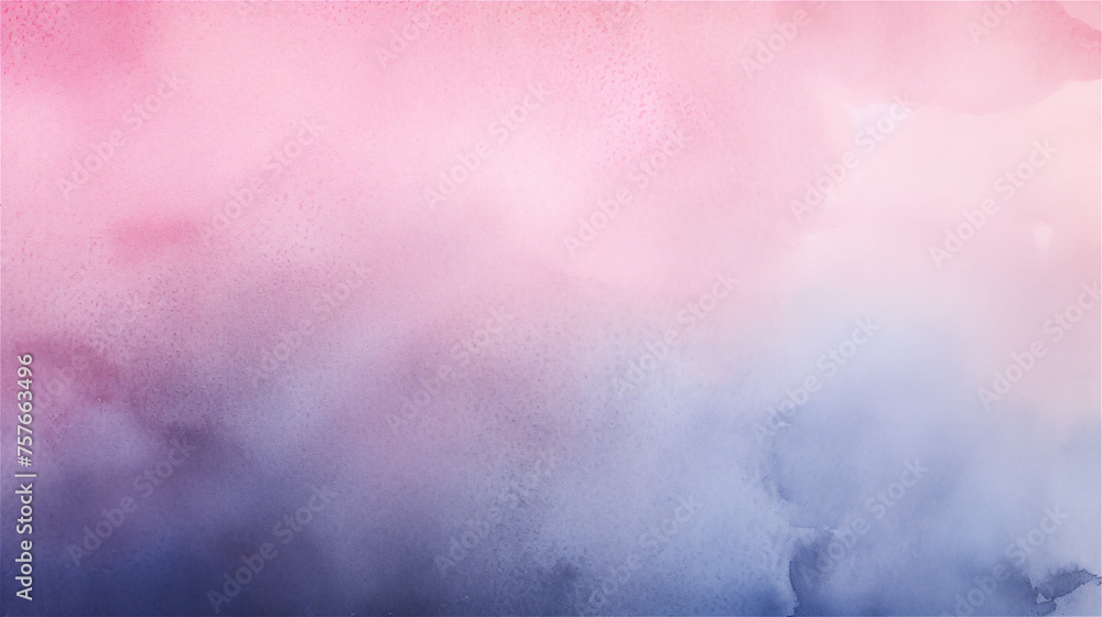 Dusk to Dawn: A Watercolor Palette of Pink to Indigo Hues
