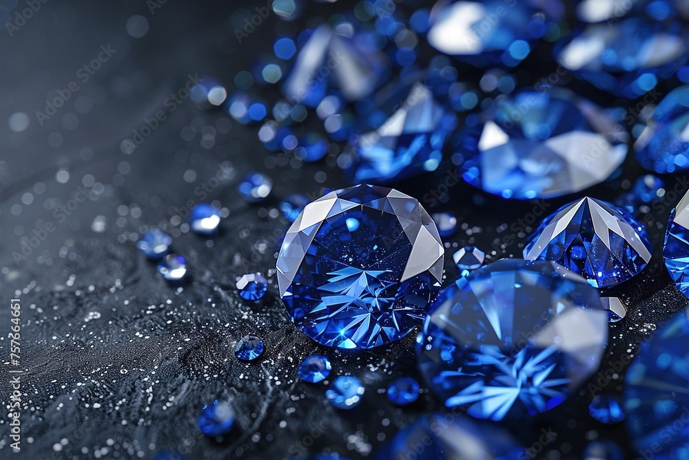 Sapphire Radiance: Gems of Beauty on Black Background,A Tapestry of Gemstones: Sapphire, Amethyst, Ruby, and Beyond Sapphire Radiance: Gems of Beauty on Black Background,A Tapestry of Gemstones: Sapphire, Amethyst, Ruby, and Beyond