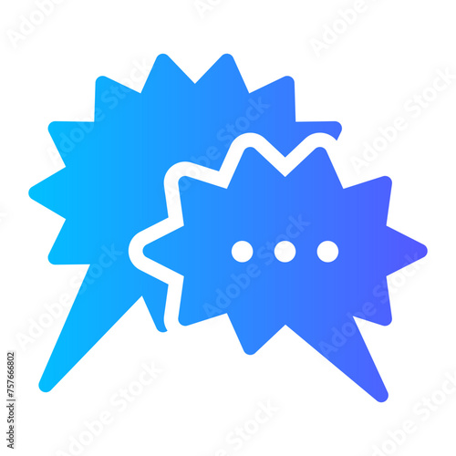 quarrel gradient icon