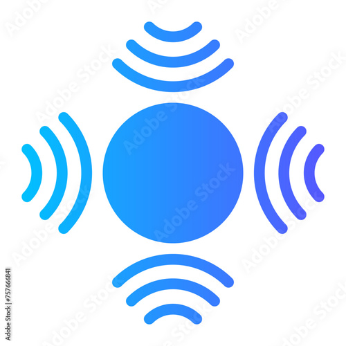 sound gradient icon