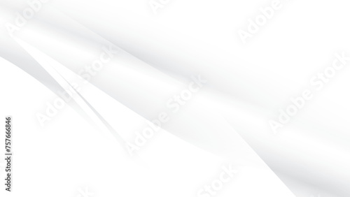 Abstract white and gray color, modern design stripes background with curve lines. Vector illustration.