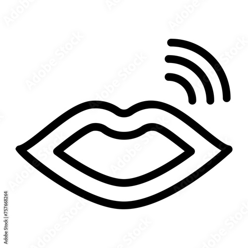 speaking line icon