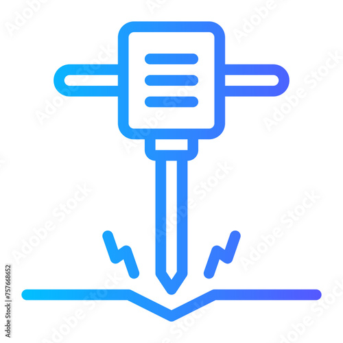 jackhammer gradient icon