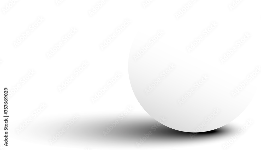 White paper circle and shadow, labels, banners, icons White paper circle and shadow, labels, banners, icons