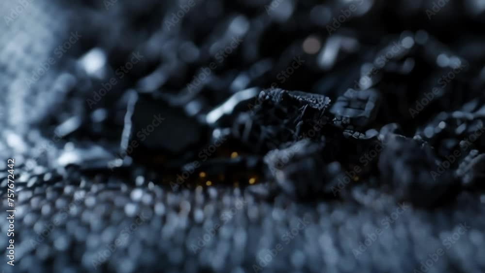 A zoomedin view of the aerographite material itself revealing its lightweight and porous texture perfect for building environmentally sustainable structures. A zoomedin view of the aerographite material itself revealing its lightweight and porous texture perfect for building environmentally sustainable structures.