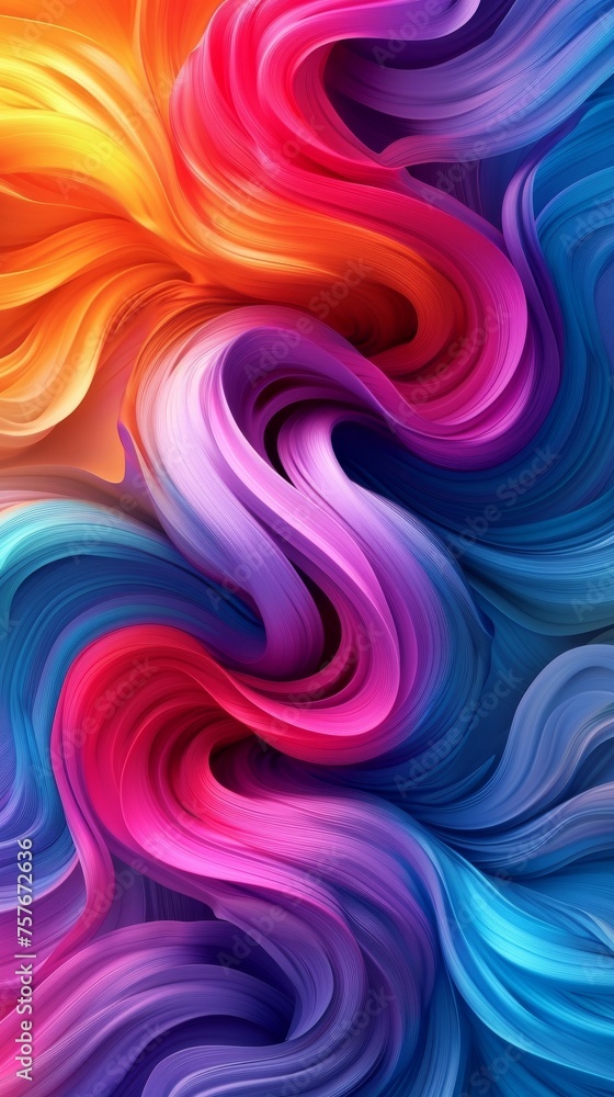 Colorful Swirl Artwork