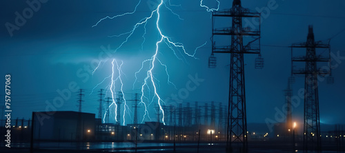 power plants, electricity, lightning 30